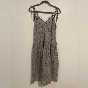 La Prestic Ouiston Dress Women’s Size XS/S Ditzy Floral Print Midi Dress